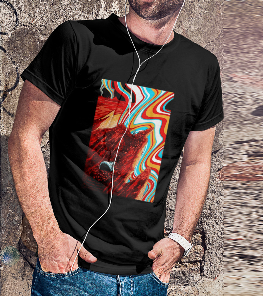 Gov't Mule Livingston MT August 18 2026 Event Psychedelic Swirls Alien Landscape T-Shirt