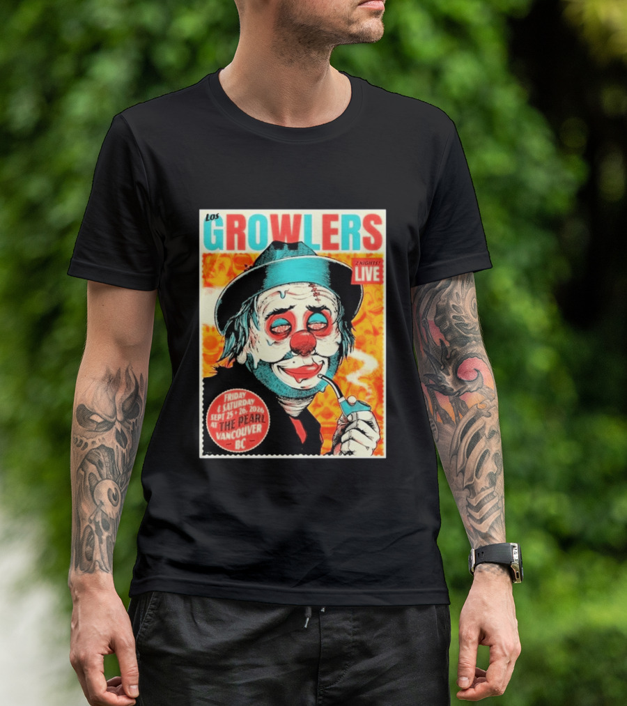 Los Growlers Live Concert At The Pearl Vancouver BC Two Nights September 25 26 2026 T-Shirt