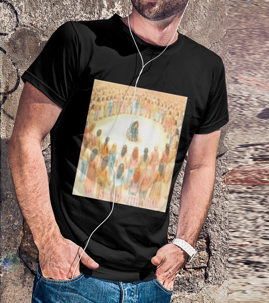 We Stand With You Lindsay Clancy Supportive Circle Of Unity T-Shirt