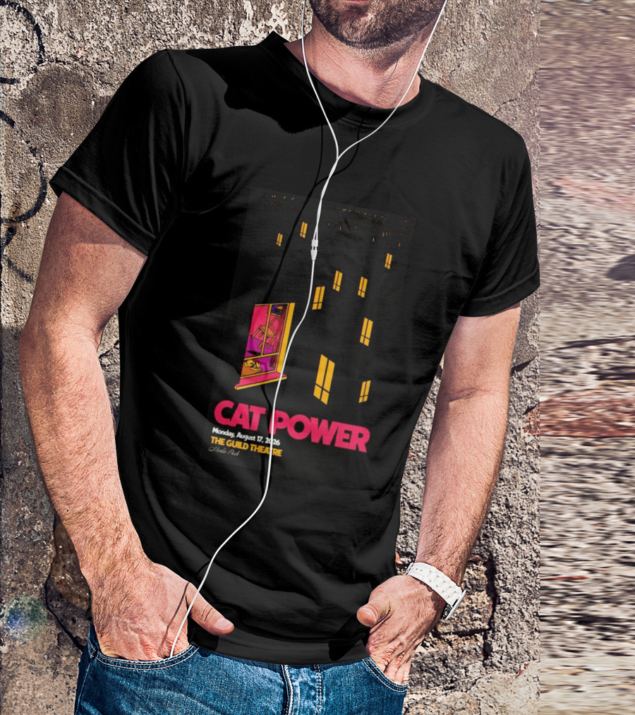 Cat Power Menlo Park August 17 2026 Guild Theatre Concert T-Shirt