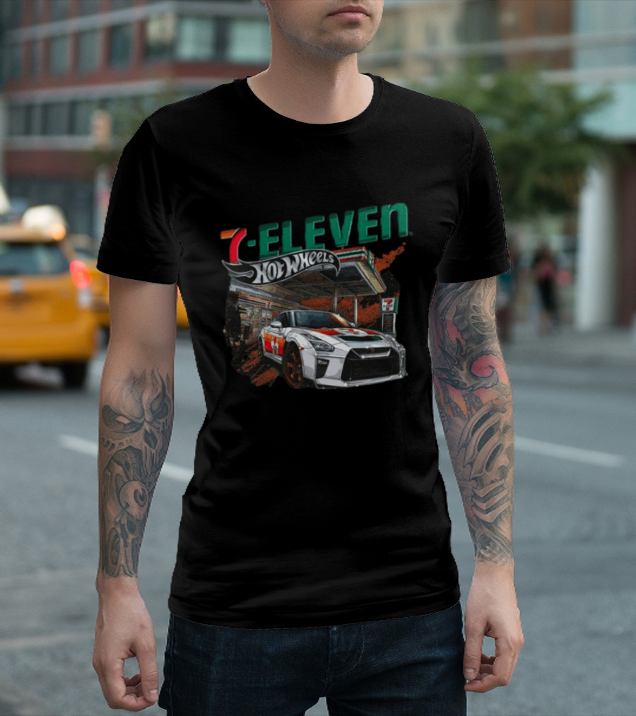 7 Eleven Hot Wheels GT R At 7Collection Store T-Shirt