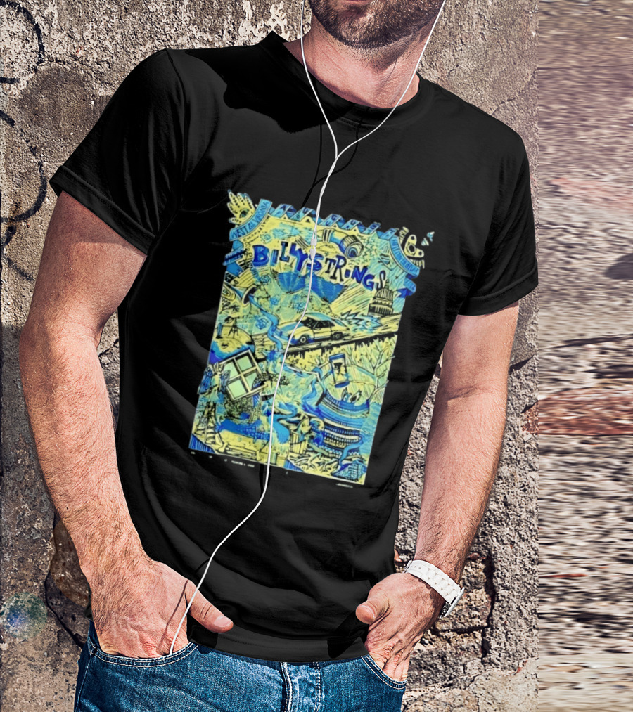 Billy Strings Charleston Coliseum 2023 West Virginia Concert Doodle T-Shirt