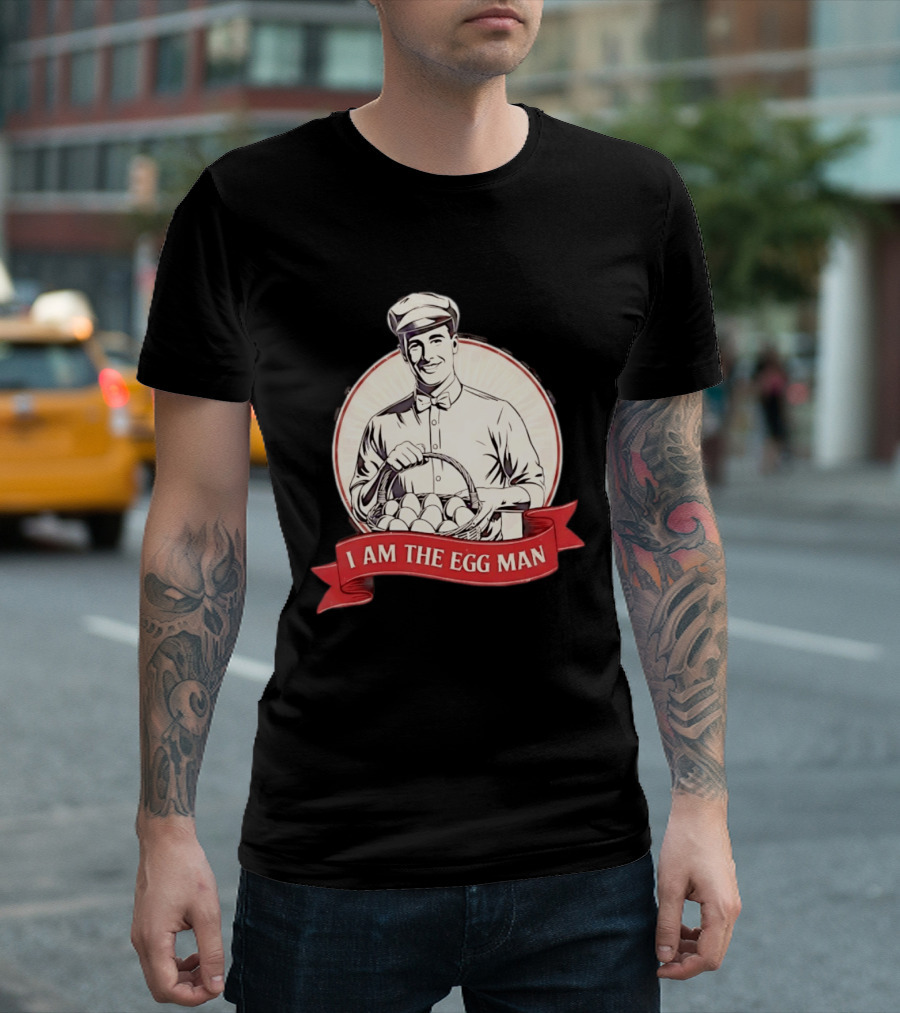 I Am The Egg Man Vintage Style Lyrics Reference T-Shirt
