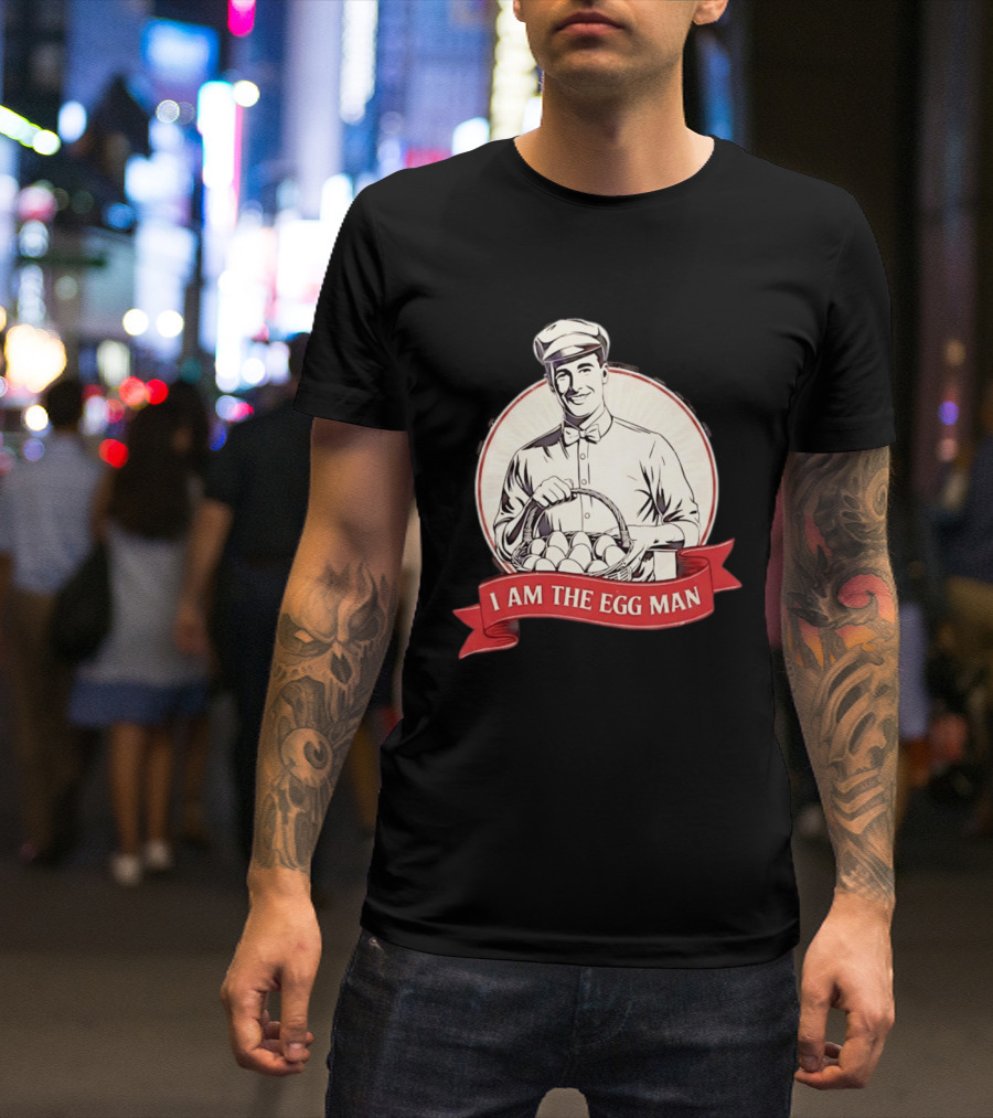 I Am The Egg Man Vintage Style Lyrics Reference T-Shirt