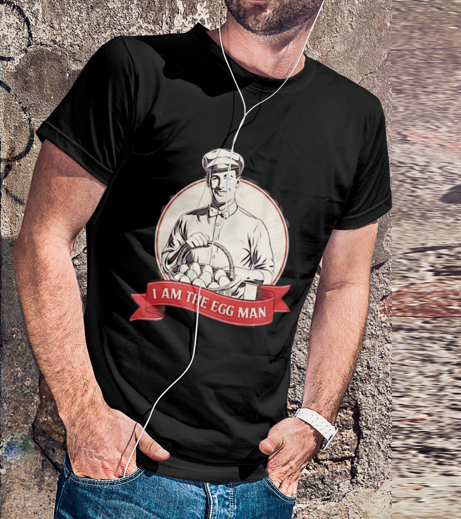 I Am The Egg Man Vintage Style Lyrics Reference T-Shirt