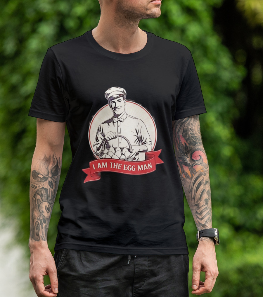 I Am The Egg Man Vintage Style Lyrics Reference T-Shirt