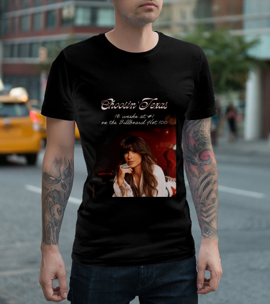 Choosin' Texas 18 Weeks At #1 On The Billboard Hot 100 T-Shirt