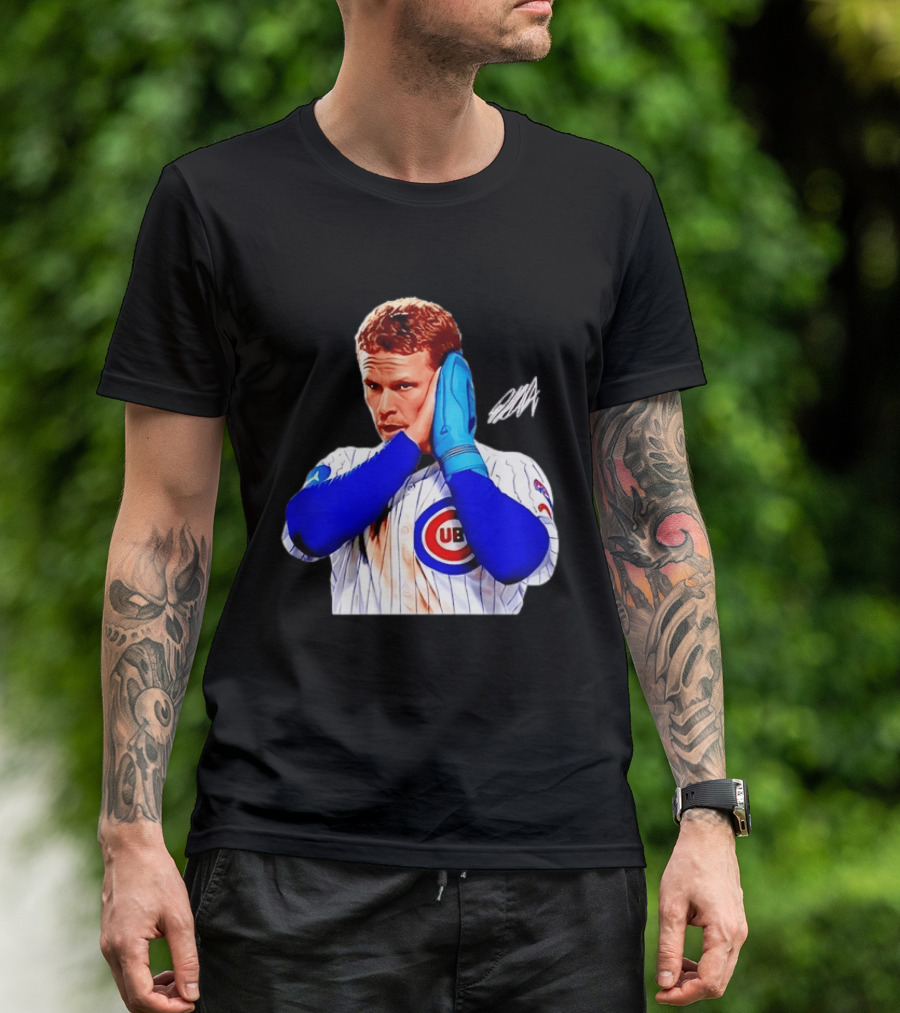 Ian Happ Chicago Cubs MLB Baseball Player With Cubs T-Shirt