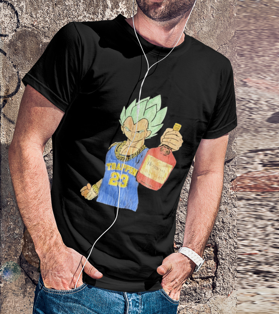 Vegeta Trappin 23 Hennessy Dragon Ball Z T-Shirt