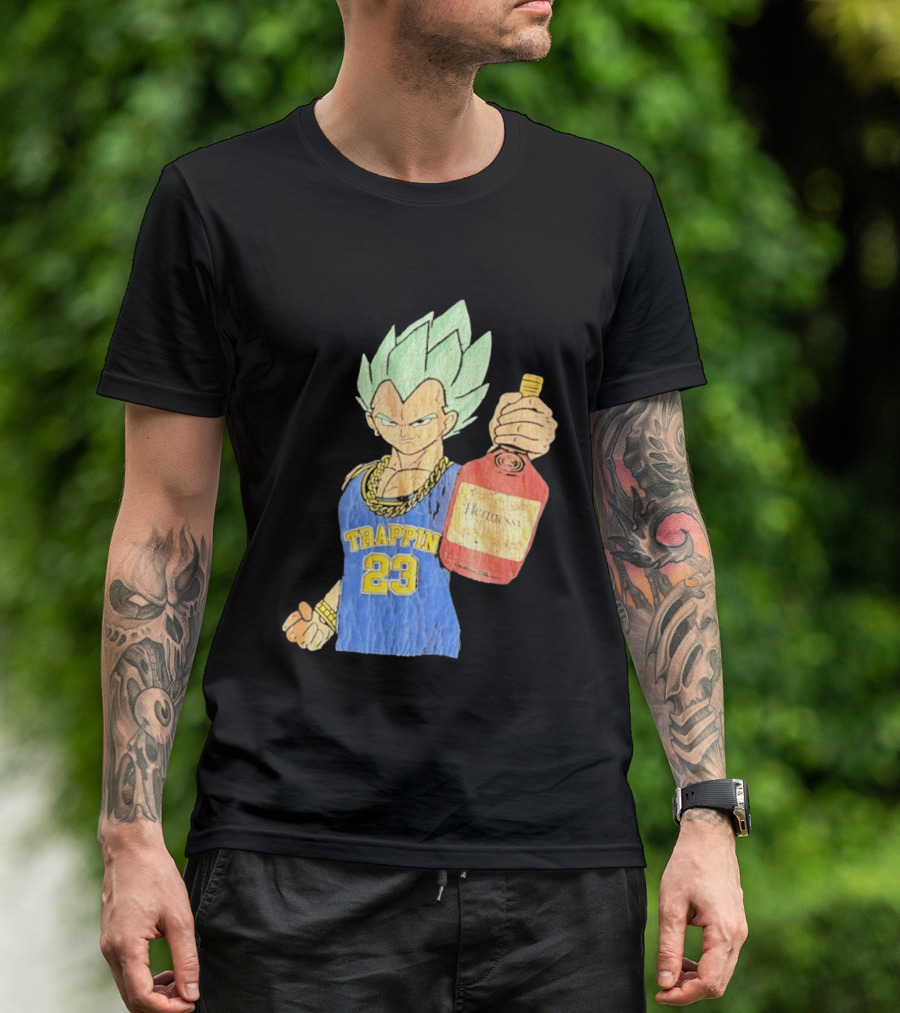 Vegeta Trappin 23 Hennessy Dragon Ball Z T-Shirt