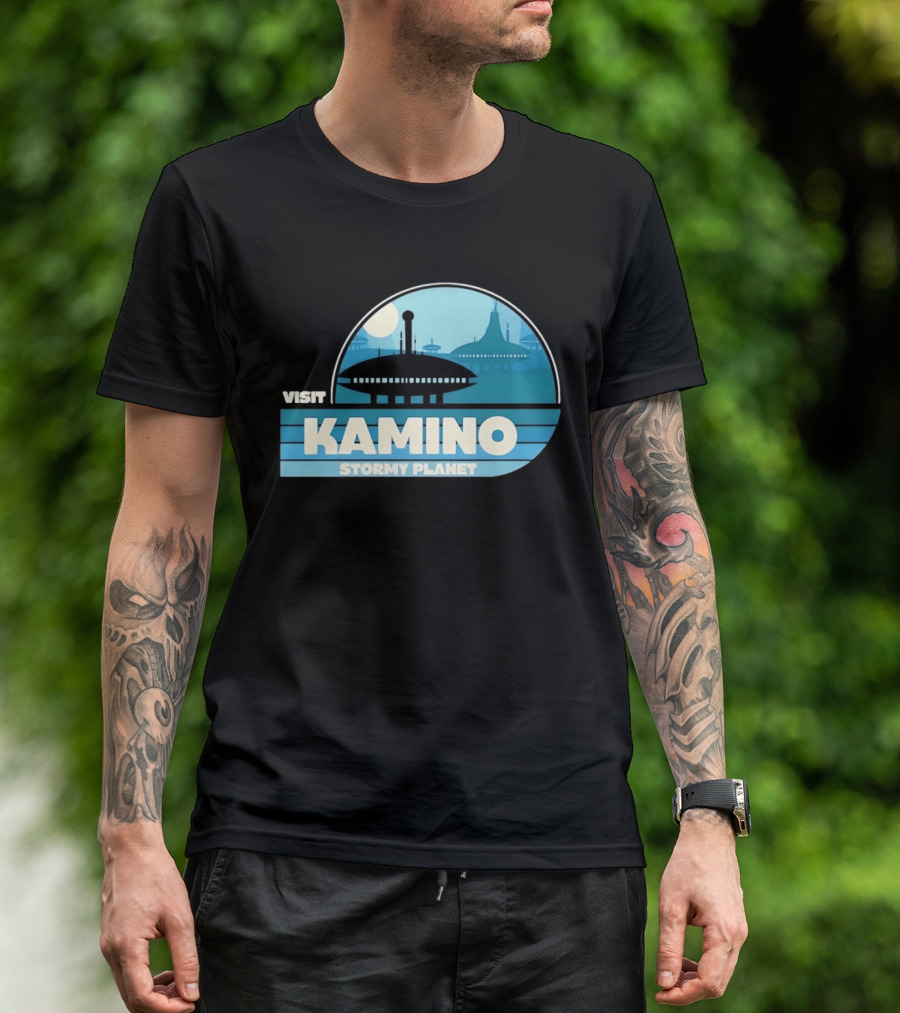 Visit Kamino Stormy Planet Star Wars Sci Fi T-Shirt