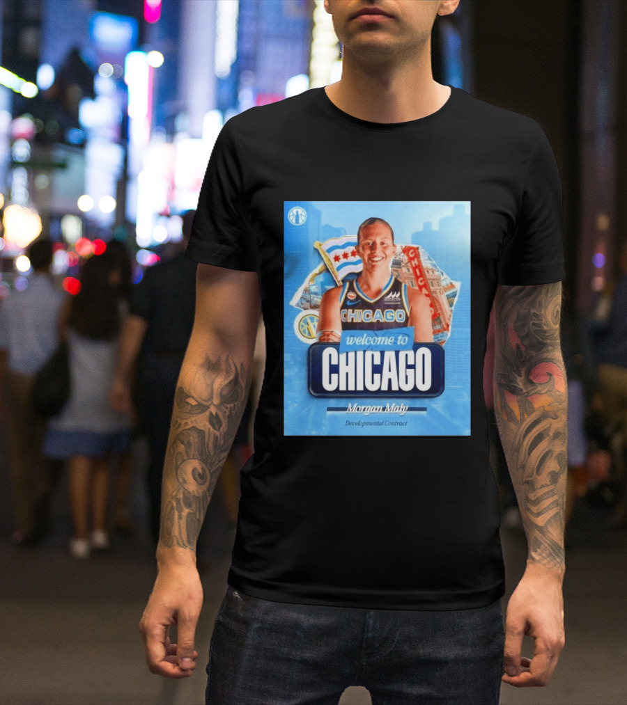 Welcome To Chicago Morgan Maly Developmental Contract Basketball Jersey T-Shirt