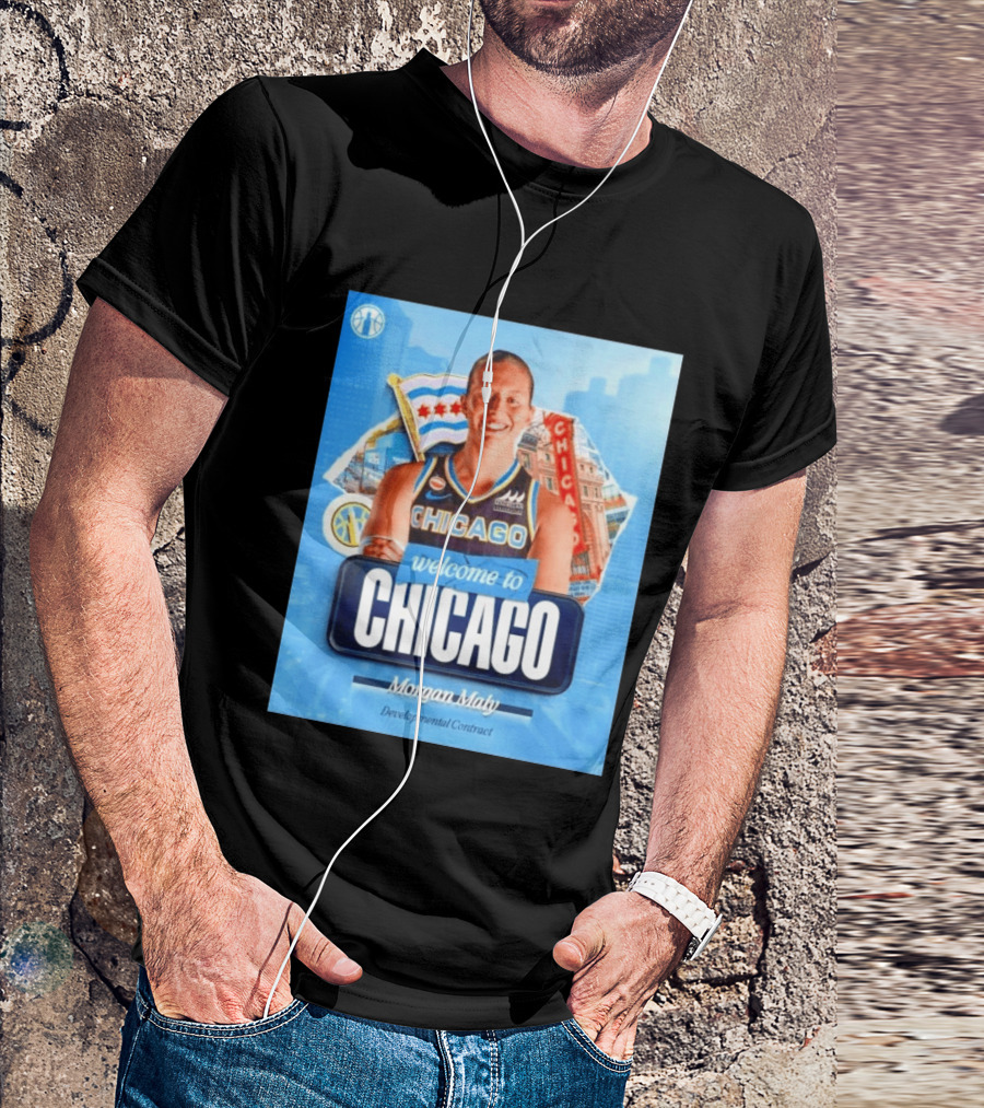 Welcome To Chicago Morgan Maly Developmental Contract Basketball Jersey T-Shirt