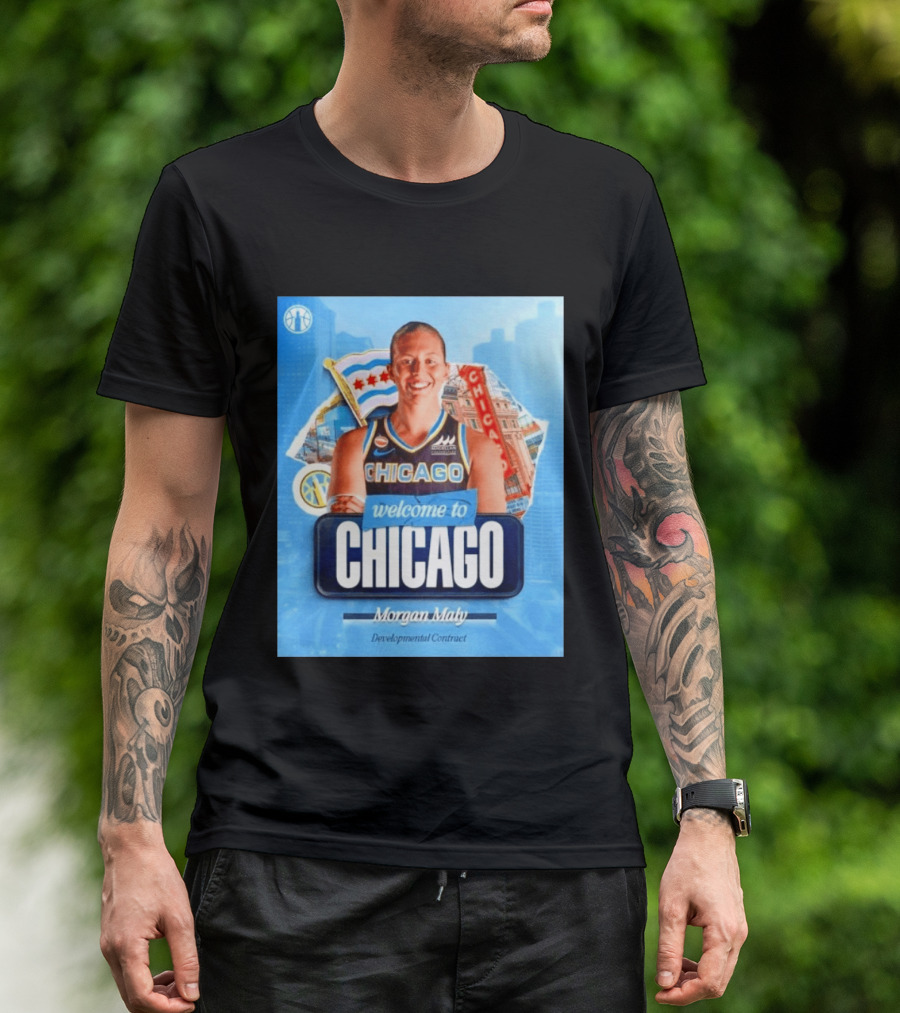 Welcome To Chicago Morgan Maly Developmental Contract Basketball Jersey T-Shirt