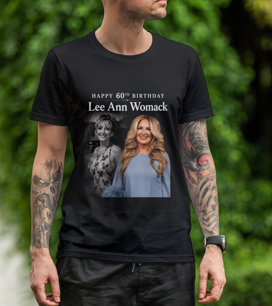 Happy 60th Birthday Lee Ann Womack Celebration T-Shirt