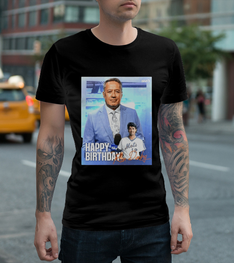 Happy Birthday Ron Darling SNY Mets Celebration T-Shirt