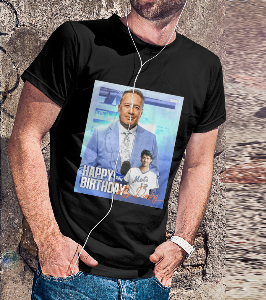 Happy Birthday Ron Darling SNY Mets Celebration T-Shirt