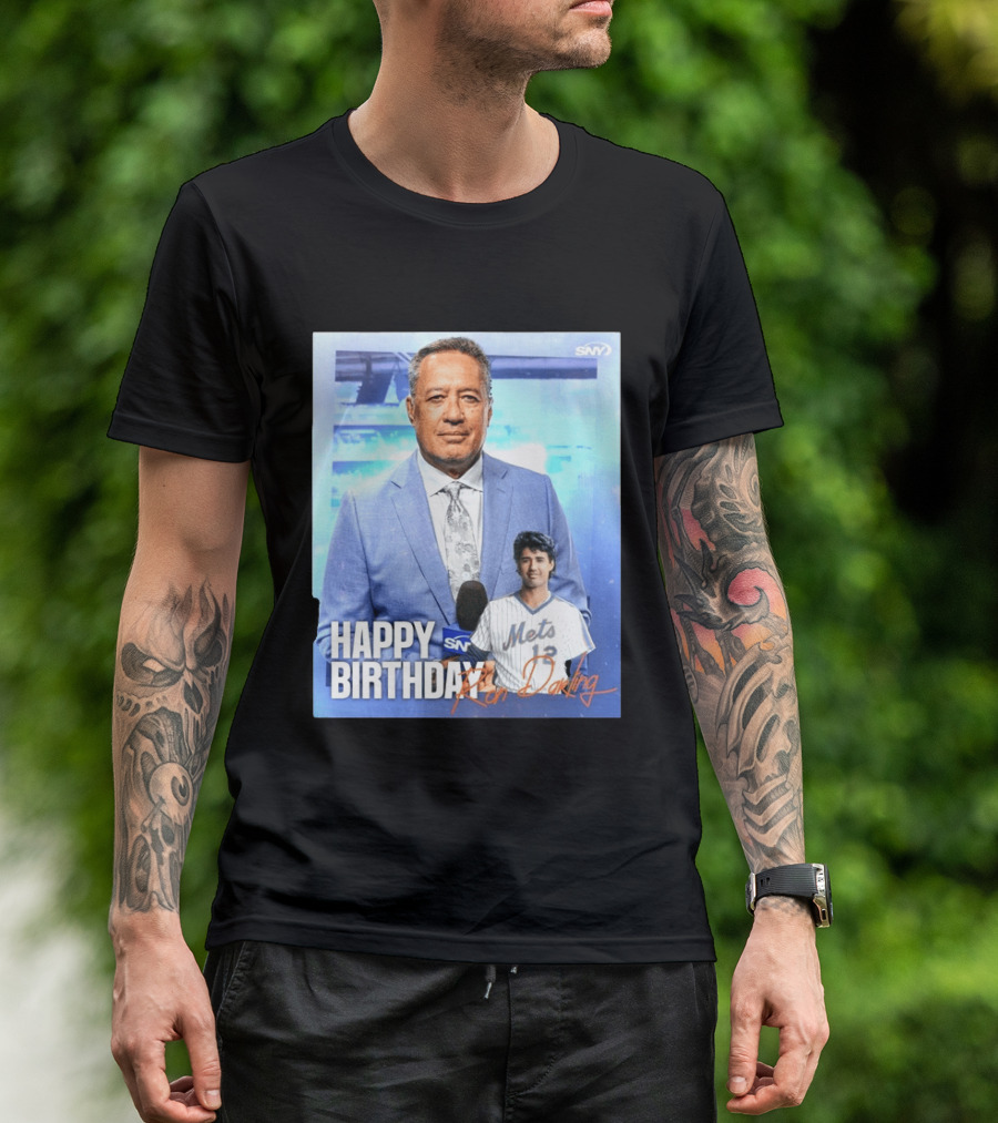 Happy Birthday Ron Darling SNY Mets Celebration T-Shirt