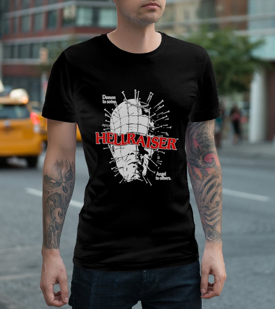 Hellraiser Pinhead Demon To Some Angel To Others T-Shirt