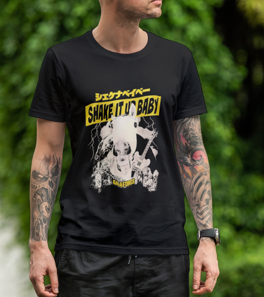 Shake It Up Baby Gaiaforce Horse Electric Guitar T-Shirt