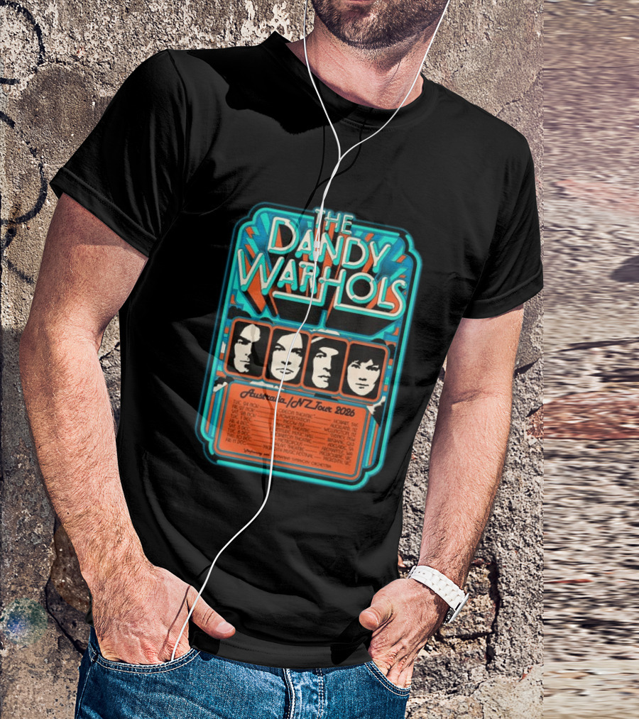 The Dandy Warhols Australia NZ Tour 2026 Concert Dates And Venues T-Shirt