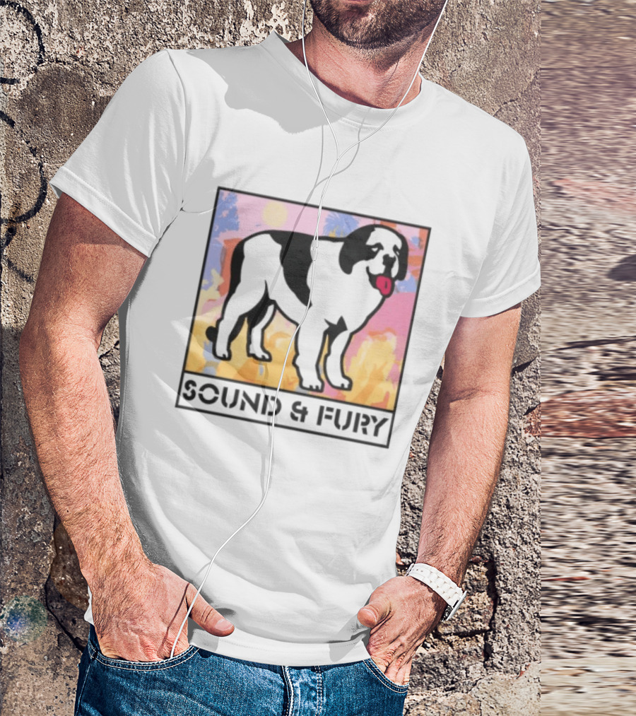 Sound And Fury Store Sound And Fury 2026 Big Dog White St Bernard T-Shirt