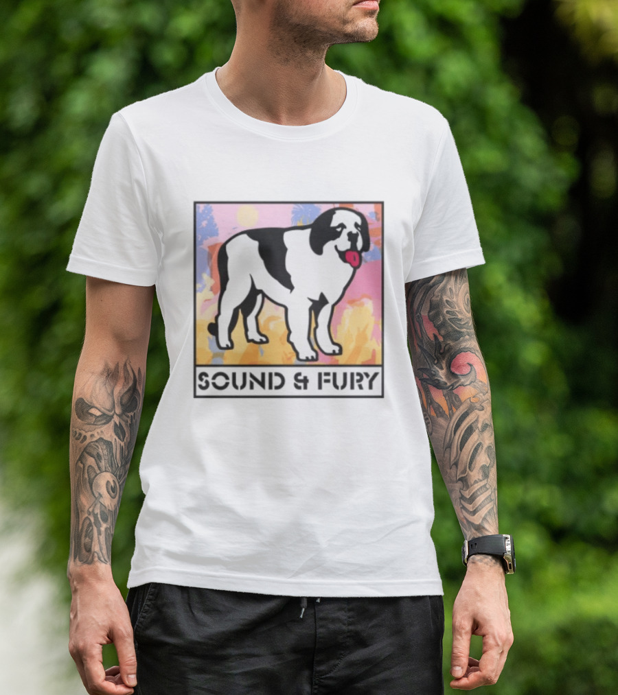 Sound And Fury Store Sound And Fury 2026 Big Dog White St Bernard T-Shirt