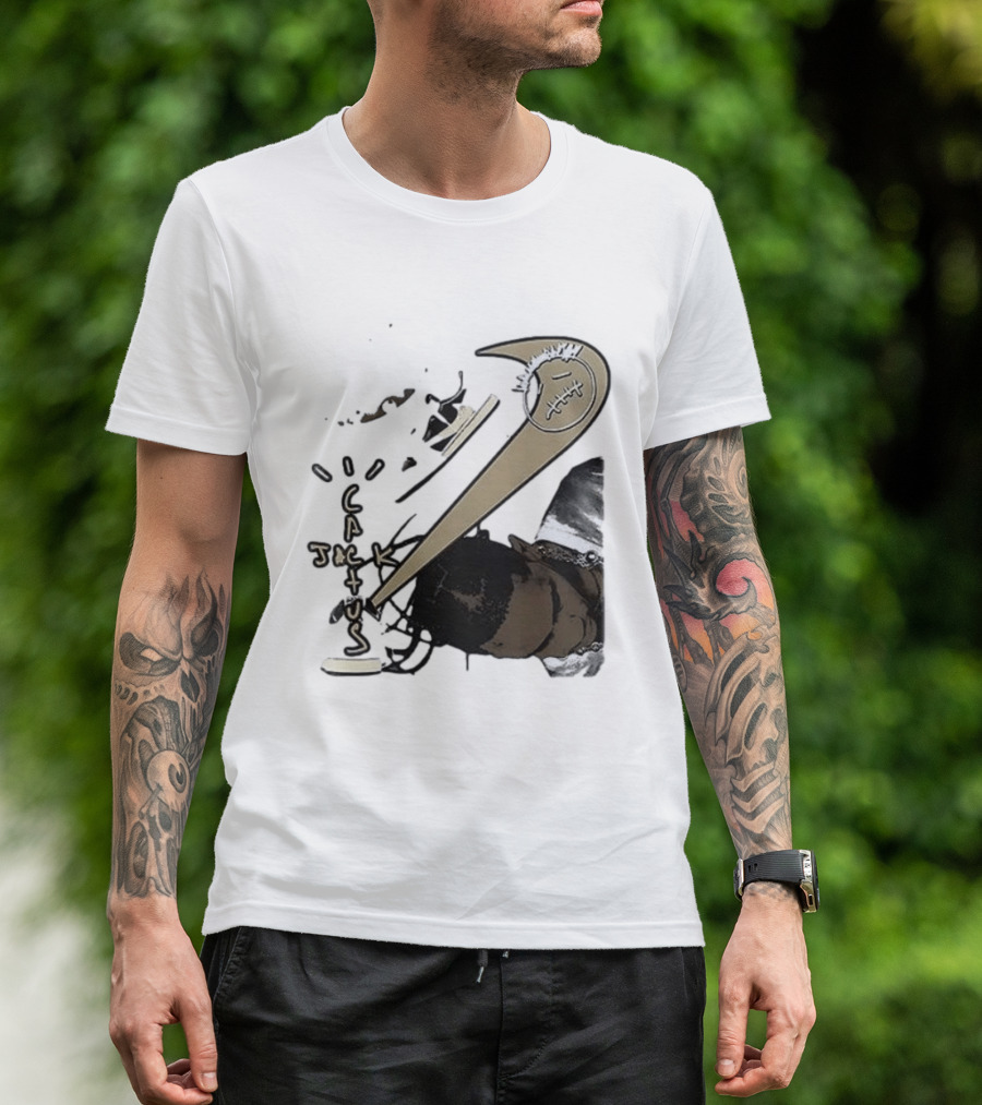 T Scott Utopia Cactus Jack Collaboration T-Shirt