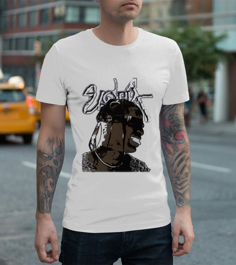 T Scott Utopia Cactus Jack Smiling T-Shirt