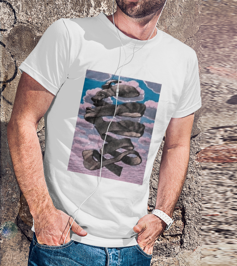 Tom Holland MC Escher Infinite Mobius Strip Optical Illusion T-Shirt