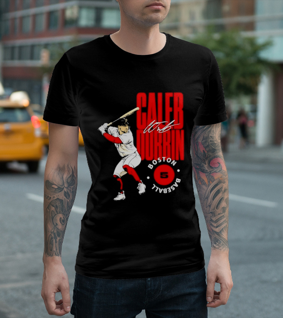 Caleb Durbin Boston Red Sox Baseball 5 T-Shirt