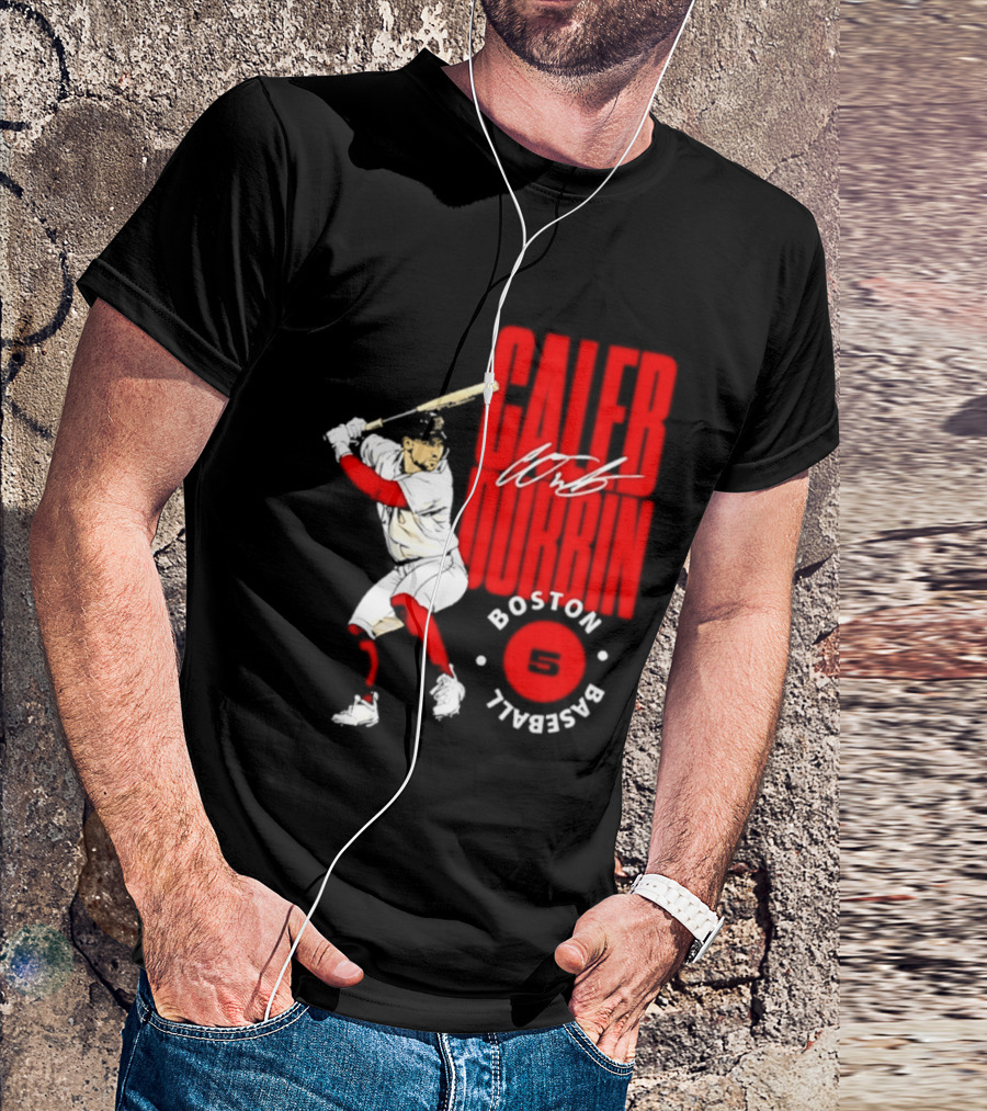 Caleb Durbin Boston Red Sox Baseball 5 T-Shirt