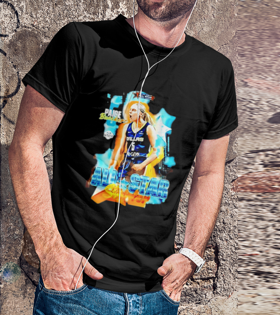 Paige Bueckers Dallas Wings All Star Starter 2025 WNBPA T-Shirt