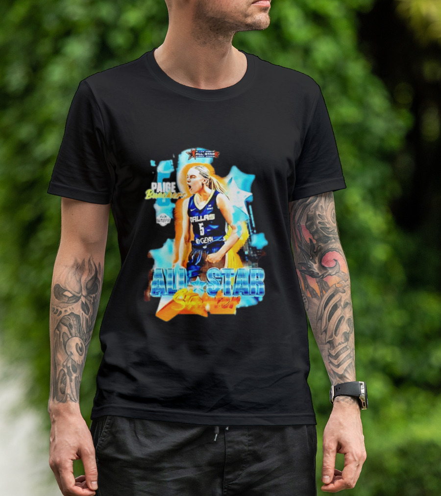Paige Bueckers Dallas Wings All Star Starter 2025 WNBPA T-Shirt