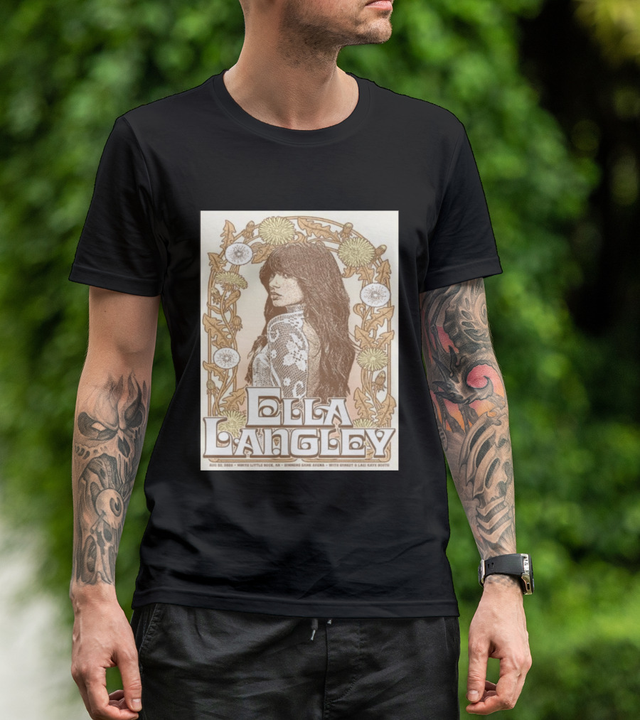 Ella Langley North Little Rock AR 2026 Simmons Bank Arena August 22 Event With Special Guest Laci Kaye Booth T-Shirt