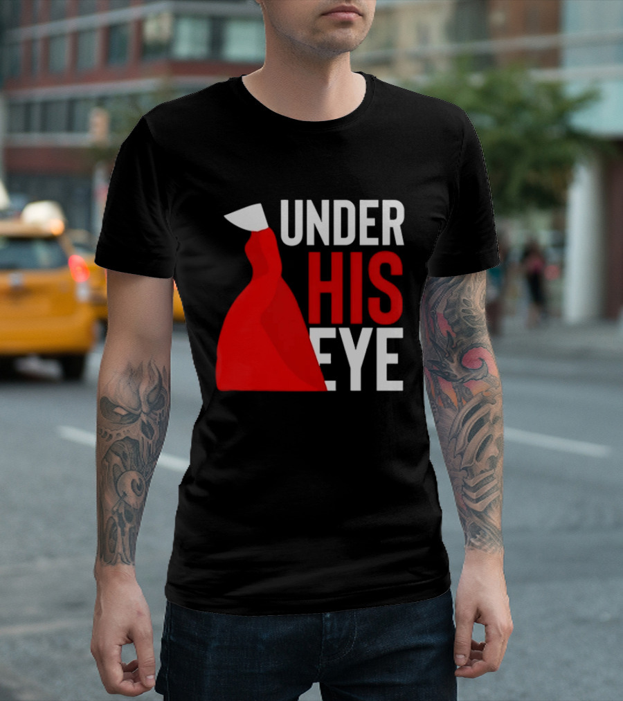 Under His Eye Red Cloak And White Bonnet T-Shirt