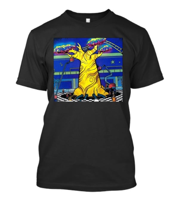 Imaginative Whimsical Fantasy Tree With Amusement Park Adventures T-Shirt