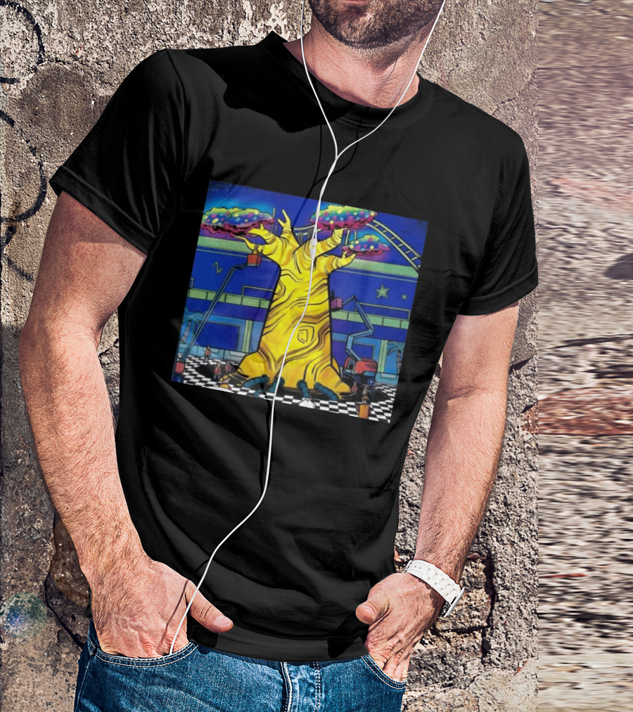 Imaginative Whimsical Fantasy Tree With Amusement Park Adventures T-Shirt