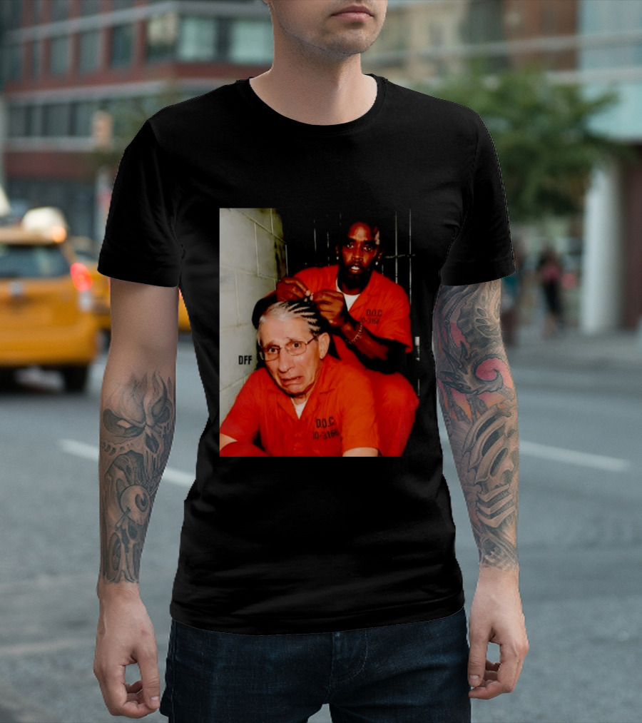 Sean Diddy Combs Braiding Anthony Fauci Hair D.O.C Meme T-Shirt