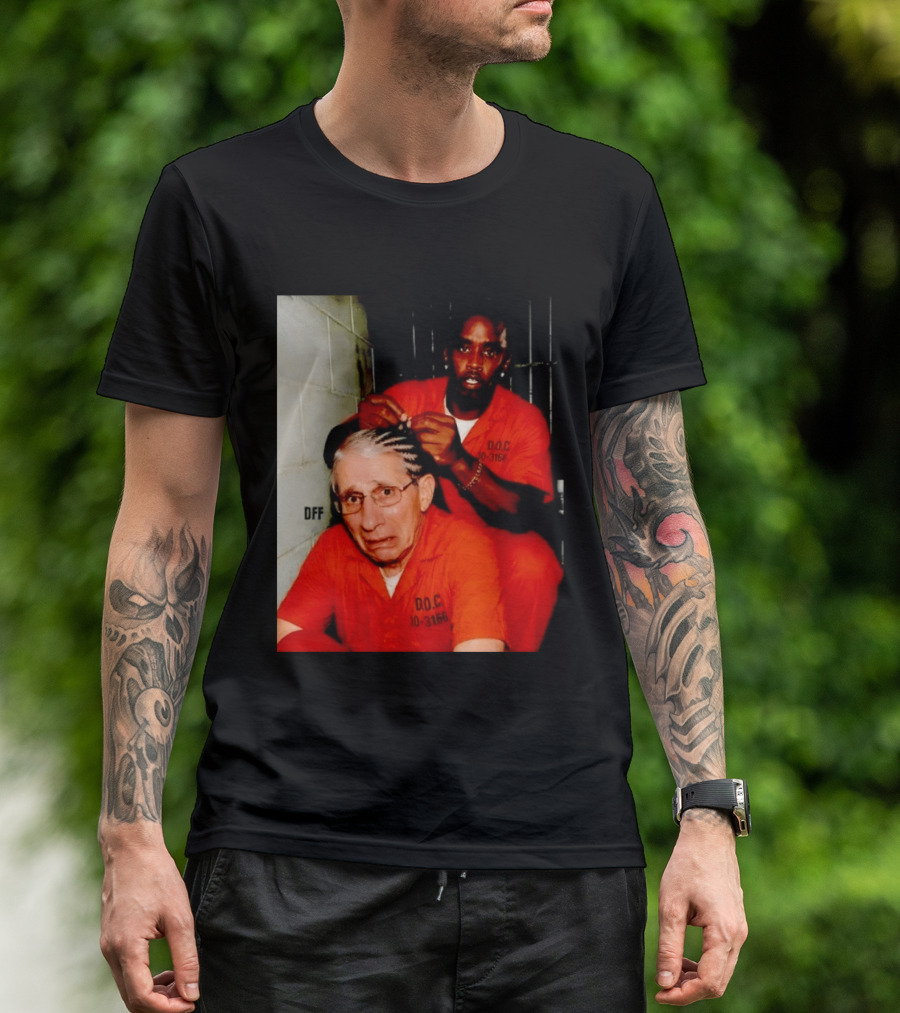 Sean Diddy Combs Braiding Anthony Fauci Hair D.O.C Meme T-Shirt