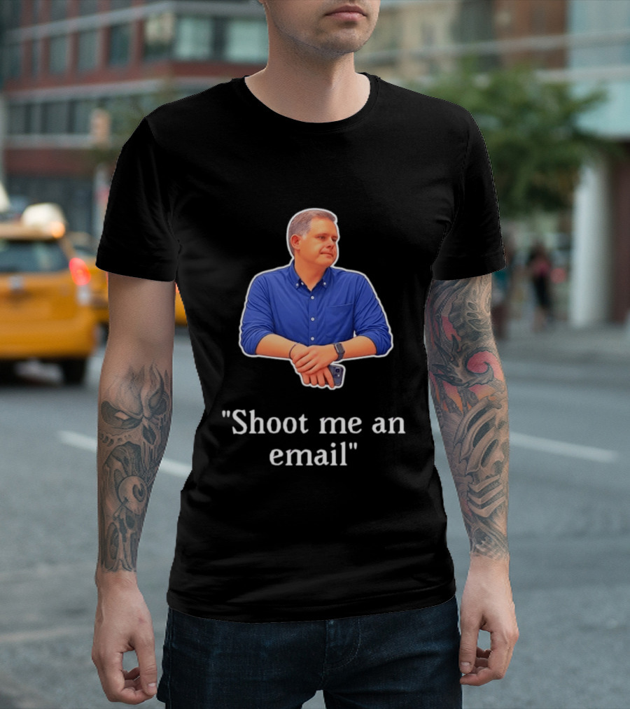 Shoot Me An Email Casual Corporate Office Humor T-Shirt