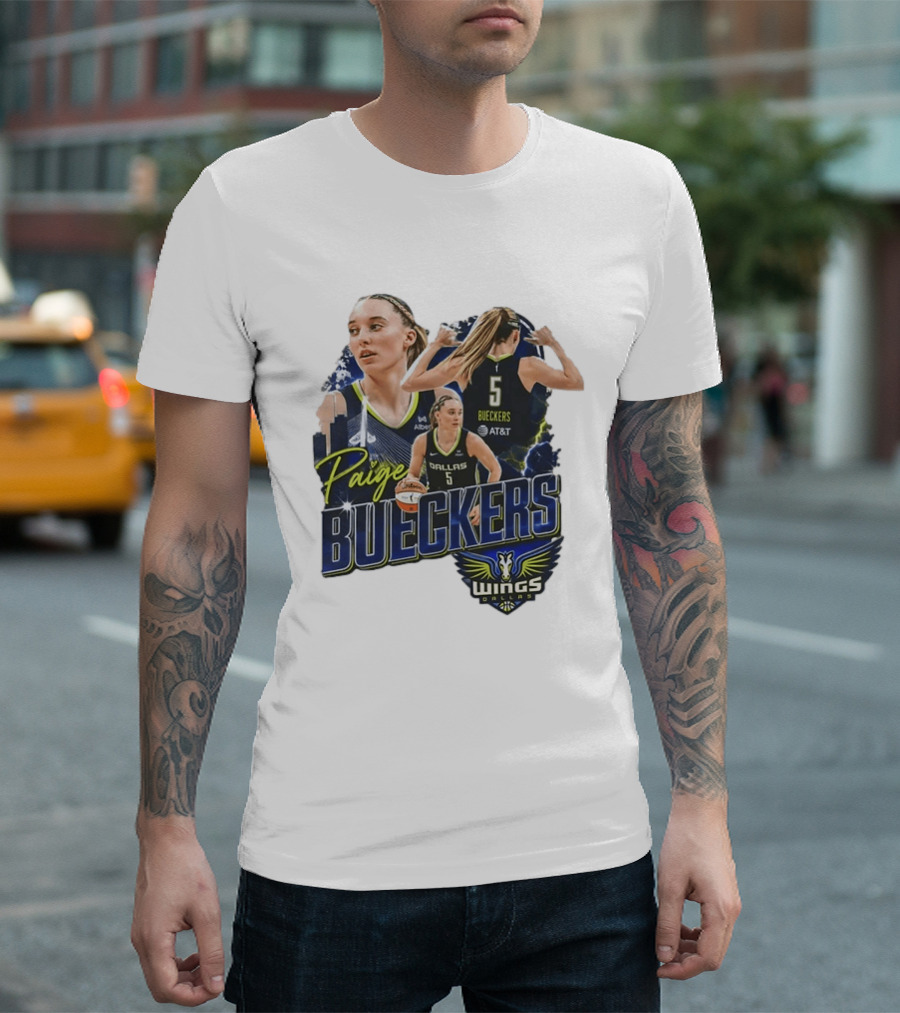 Paige Bueckers Dallas Wings 5 WNBA Basketball Wings Orders T-Shirt
