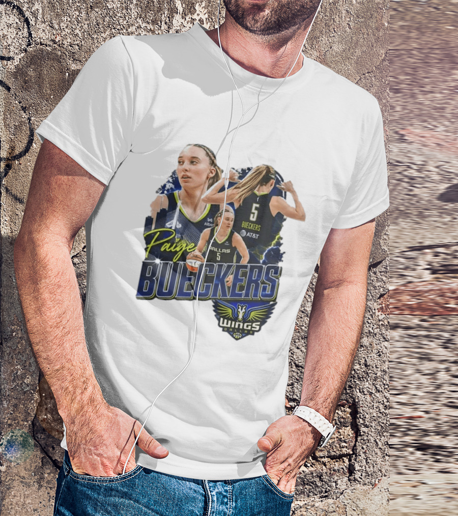 Paige Bueckers Dallas Wings 5 WNBA Basketball Wings Orders T-Shirt