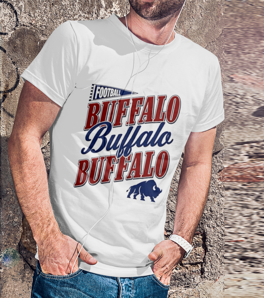 Buffalo Buffalo Buffalo Football T-Shirt
