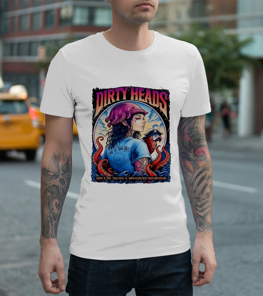 Dirty Heads One Of Those Days Tour 2026 Chula Vista Concert T-Shirt