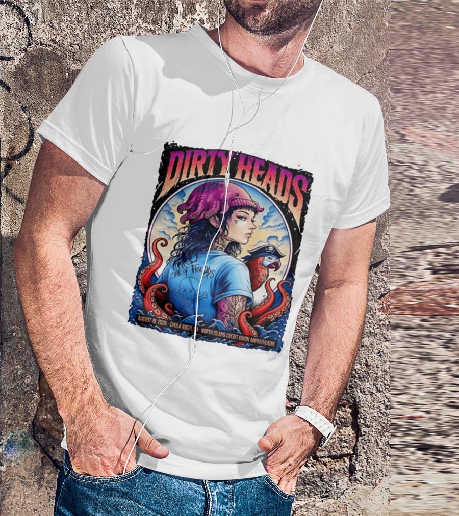 Dirty Heads One Of Those Days Tour 2026 Chula Vista Concert T-Shirt