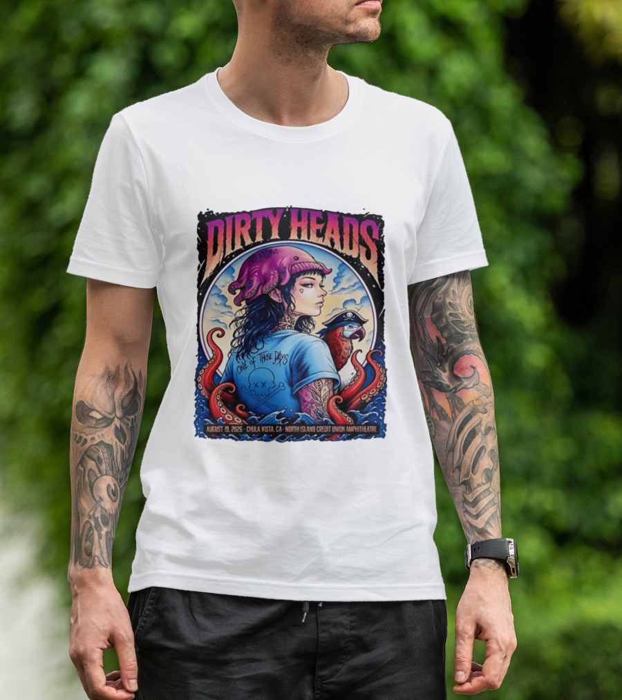 Dirty Heads One Of Those Days Tour 2026 Chula Vista Concert T-Shirt