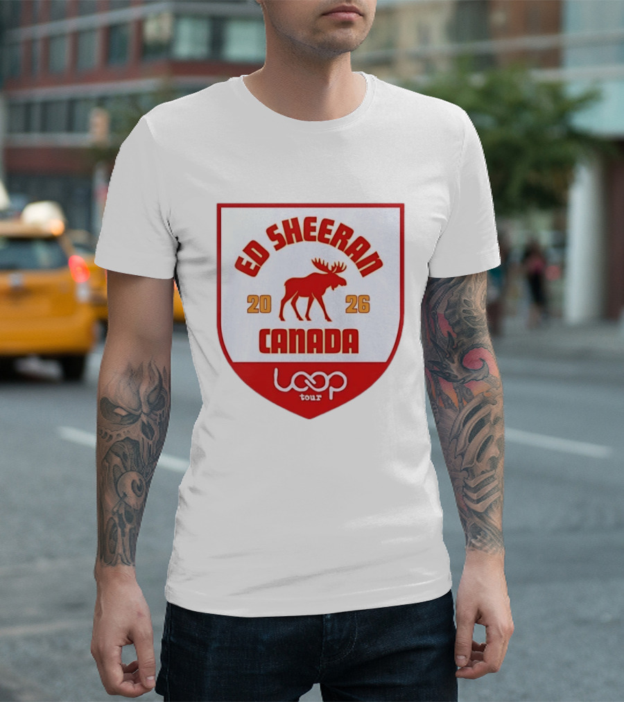 Ed Sheeran 2026 Canada Loop Tour Concert T-Shirt