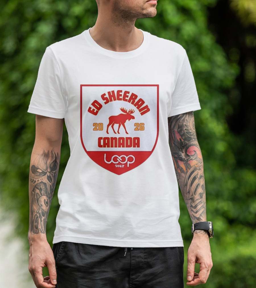 Ed Sheeran 2026 Canada Loop Tour Concert T-Shirt