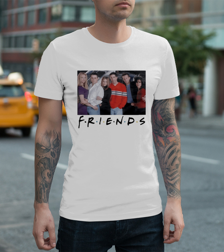 Friends Cast Group 90s Sitcom Rachel Green T-Shirt
